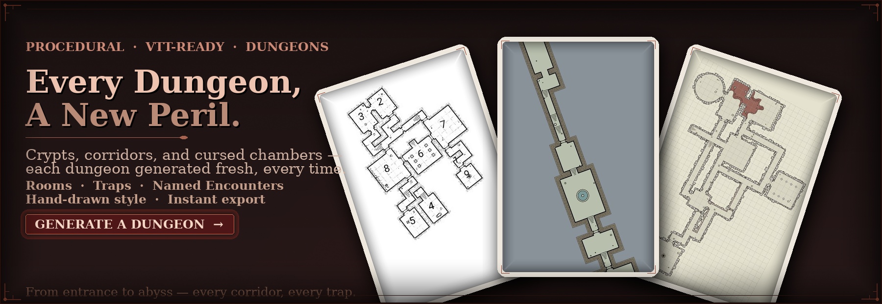 Dungeon map